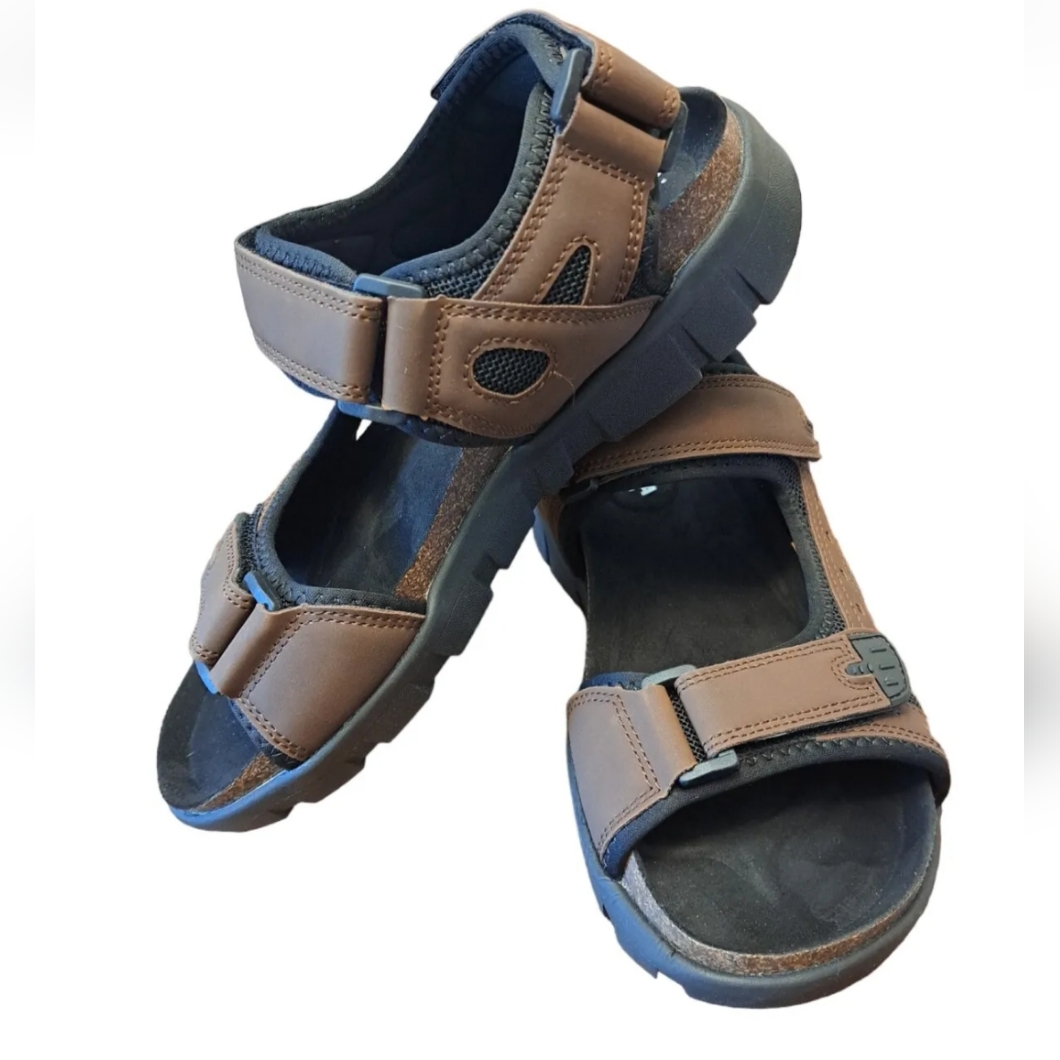 Sonoma Daltonn Sandals Mens 8 Brown Adjustable Straps Breathable